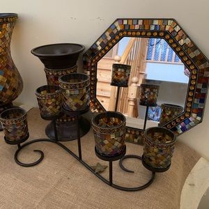 PartyLite Mosaic Fusion  9 pieces